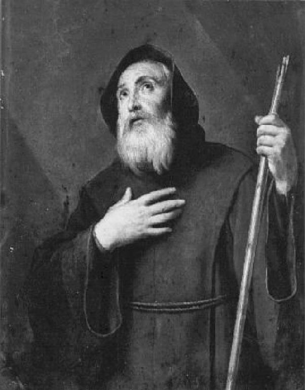 San Francesco di Paola (dipinto) di Cagnacci Guido (cerchia) (sec. XVII)