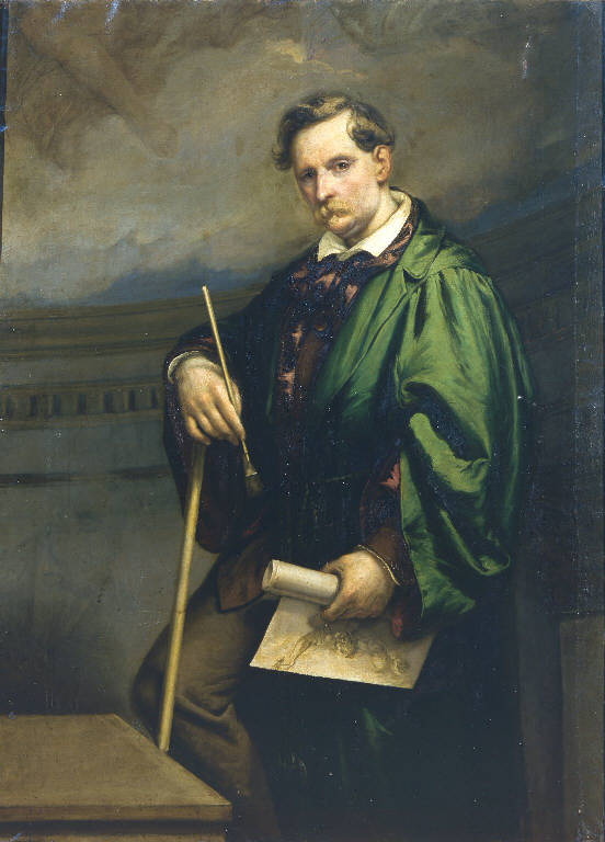 Ritratto di Francesco Coghetti (dipinto) di Rillosi Giuseppe (sec. XIX)