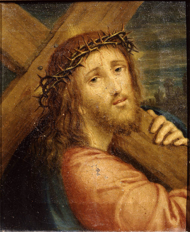 Cristo portacroce (dipinto) - ambito veneto (sec. XVIII)