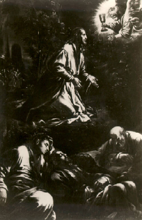Cristo nell'orto dei Getsemani (dipinto, opera isolata) di Toeput Lodewik detto Pozzoserrato (ultimo quarto sec. XVI)