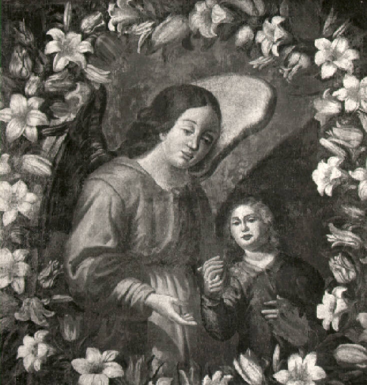 Angelo custode con fanciullo (dipinto, opera isolata) - scuola lombarda (primo quarto sec. XVII)