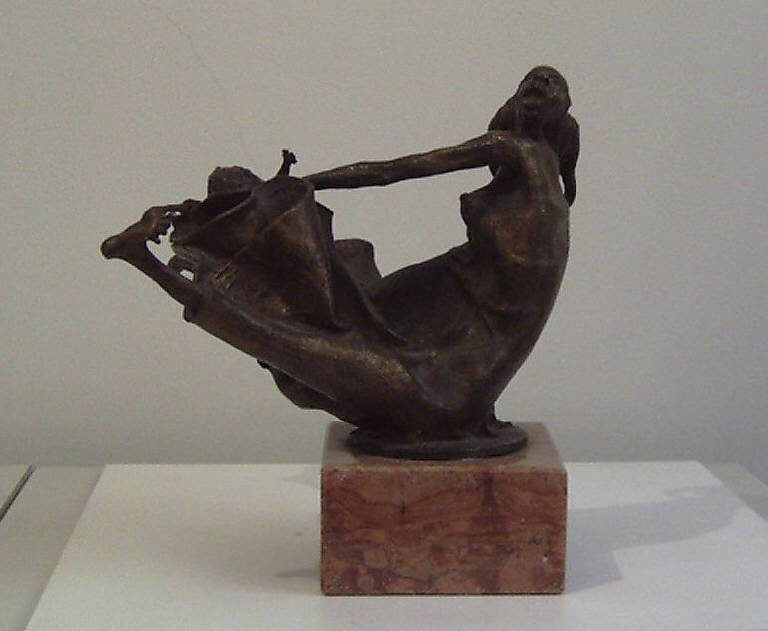 L'aborto, Allegoria dell'aborto (scultura, opera isolata) di Pelati Vittorio (ultimo quarto sec. XX)