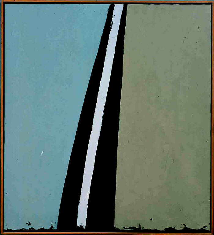 Nervo Bianco dell'Avvento, COMPOSIZIONE ASTRATTA (dipinto, opera isolata) di Congdon Grosvenor, William - ambito statunitense Action Painting (seconda metà sec. XX)