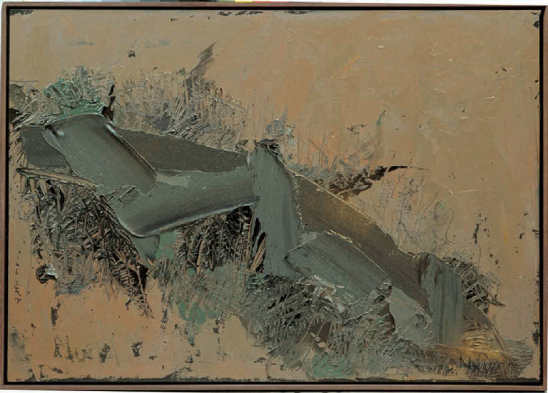 Niger, 1, PAESAGGIO DESERTICO (dipinto, opera isolata) di Congdon Grosvenor, William - ambito statunitense Action Painting (seconda metà sec. XX)