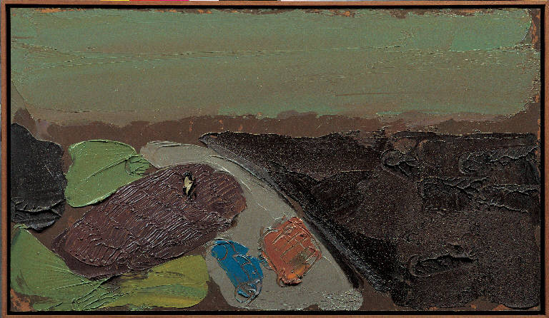 Bombay, 6, Paesaggio (dipinto, opera isolata) di Congdon Grosvenor, William - ambito statunitense Action Painting (sec. XX)
