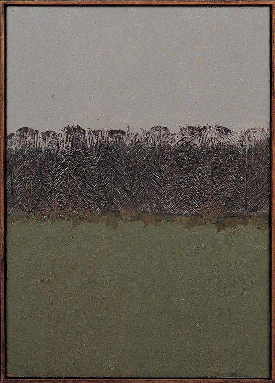 Inverno, 5, Paesaggio rurale (dipinto, opera isolata) di Congdon Grosvenor, William - ambito statunitense Action Painting (sec. XX)