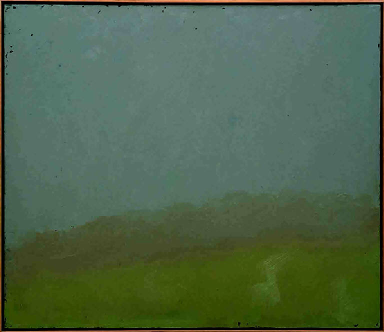 Temporale, PAESAGGIO RURALE (dipinto, opera isolata) di Congdon Grosvenor, William - ambito statunitense Action Painting (seconda metà sec. XX)