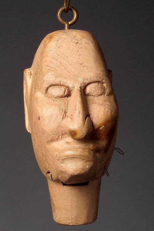 Figura maschile (testa di marionetta, insieme) (seconda metà sec. XIX)