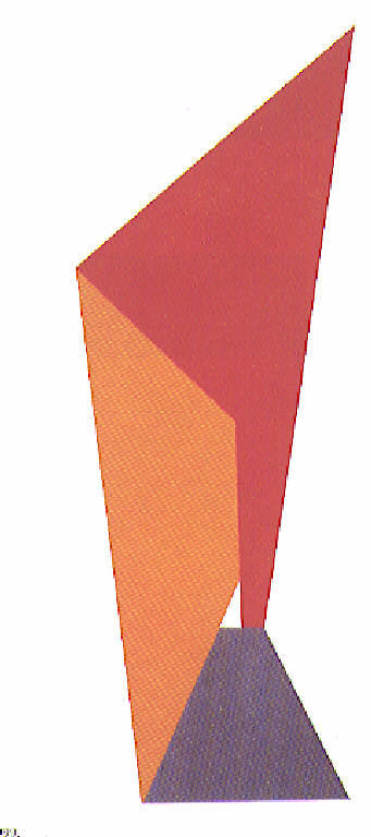 Senza titolo, Composizione geometrica (dipinto, opera isolata) di Bucskò Mihaly (fine sec. XX)