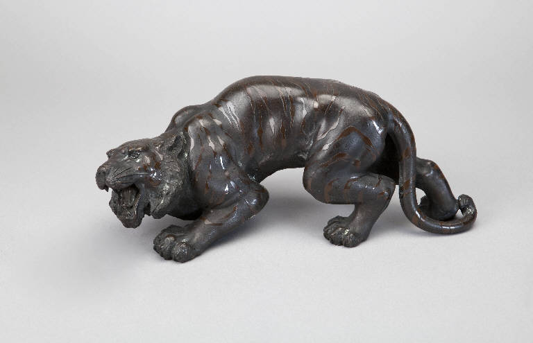 Tigre (statuetta) - manifattura giapponese (ultimo quarto sec. XIX)
