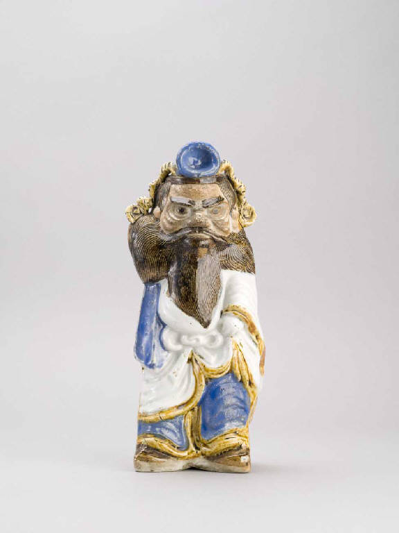 Figura maschile (statuetta portafiori) - manifattura giapponese (?) (sec. XIX)