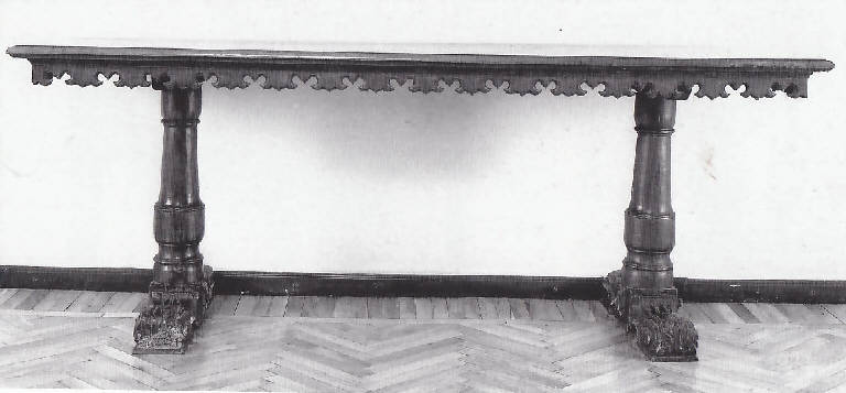 tavolo - bottega Italia Settentrionale (secondo quarto, fine sec. XVII, sec. XIX)