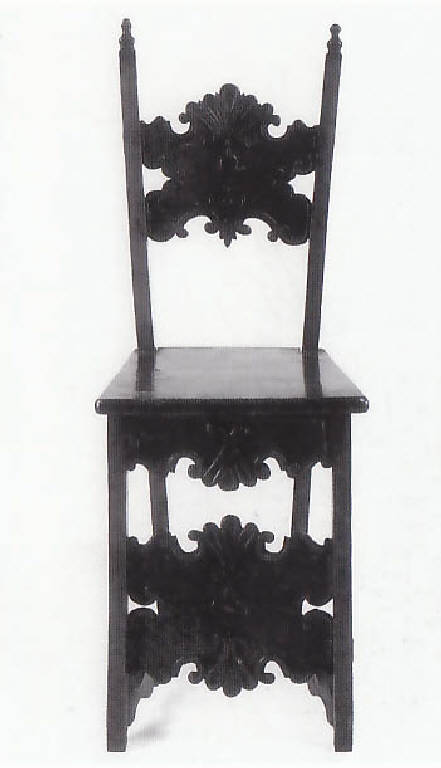 sedia - bottega lombarda (prima metà sec. XVIII)