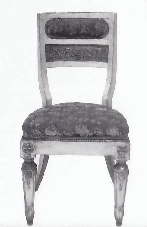sedia - bottega lombarda (primo quarto sec. XIX)