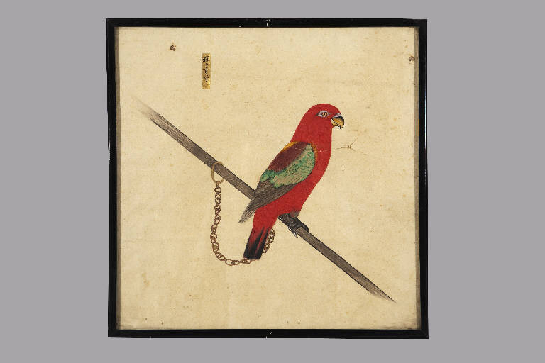 Uccello (dipinto) - manifattura giapponese (sec. XIX)