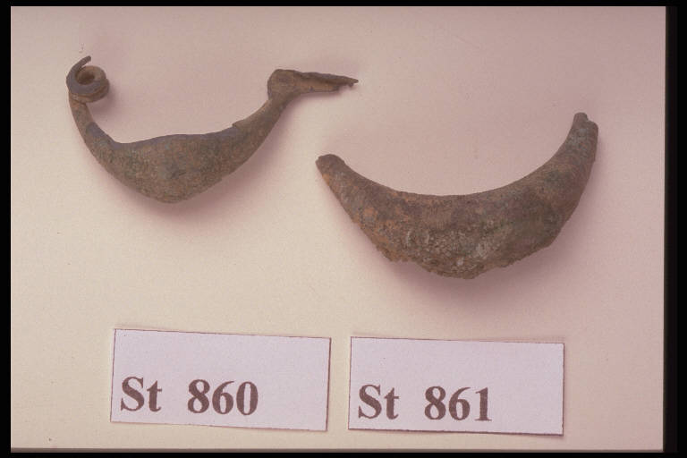 fibula a navicella - cultura di Golasecca (secc. VI/ V a.C)