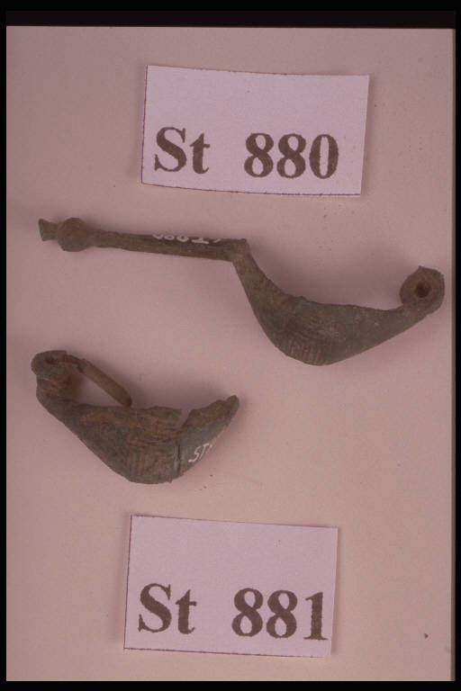 fibula a navicella - cultura di Golasecca (secc. VI/ V a.C)