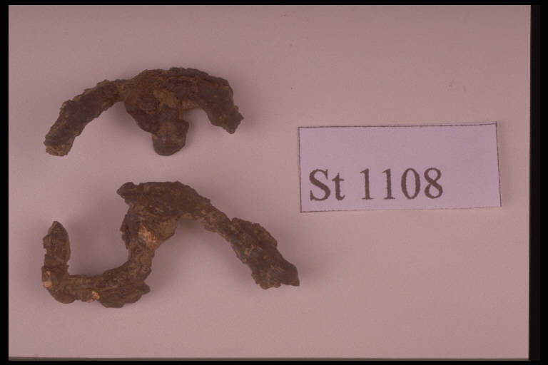 fibula ad arco serpeggiante - cultura di Golasecca (sec. VII a.C)