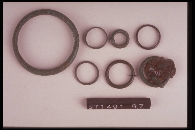 anello a spirale - cultura di Golasecca (fine/ inizio secc. VI/ V a.C)