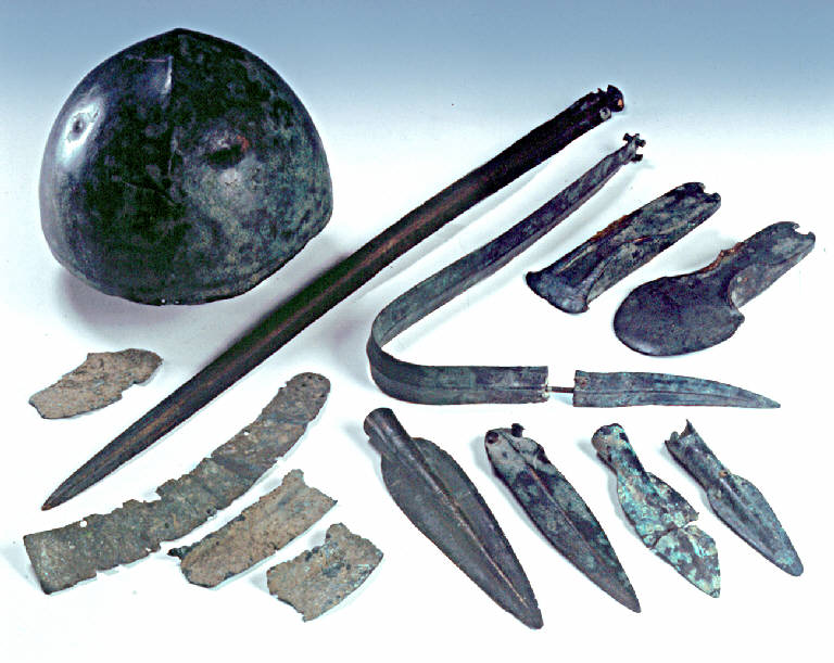 lamine - periodo di età del Bronzo (sec. XIV a.C)