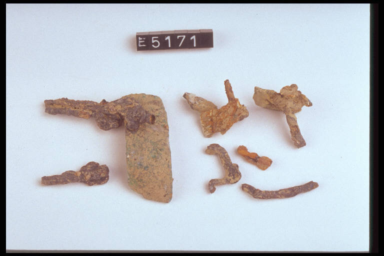 fibula ad arco serpeggiante - cultura di Golasecca (secc. VIII/ VII a.C)
