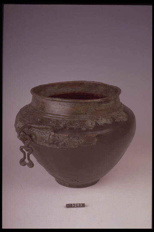 anfora, tipo Veio - cultura di Golasecca, produzione etrusca (secc. VIII/ VII a.C)