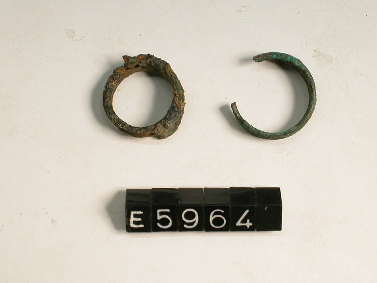 anello a spirale - cultura di Golasecca (secc. X/ IV a.C)