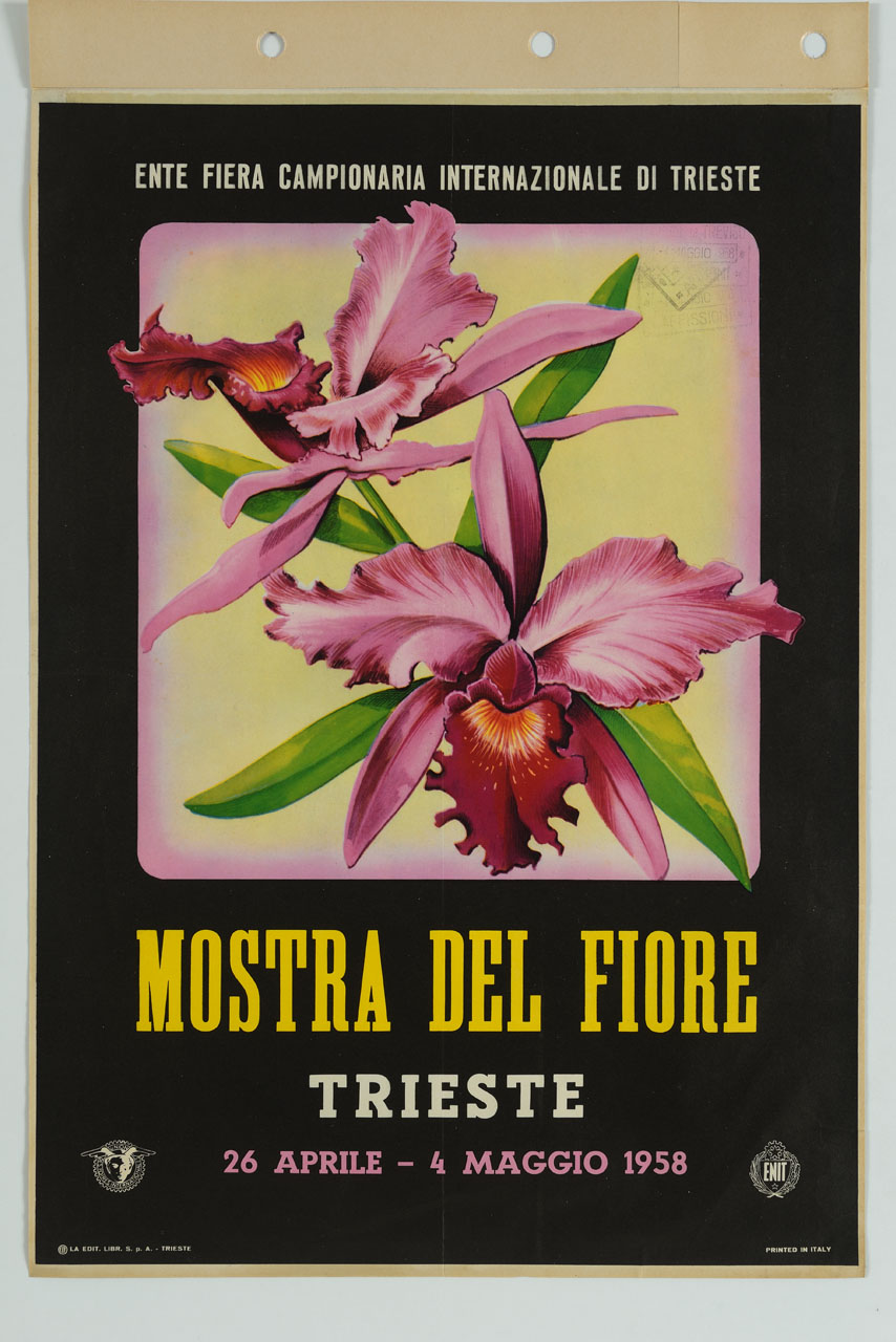 orchidee (manifesto) - ambito italiano (sec. XX)