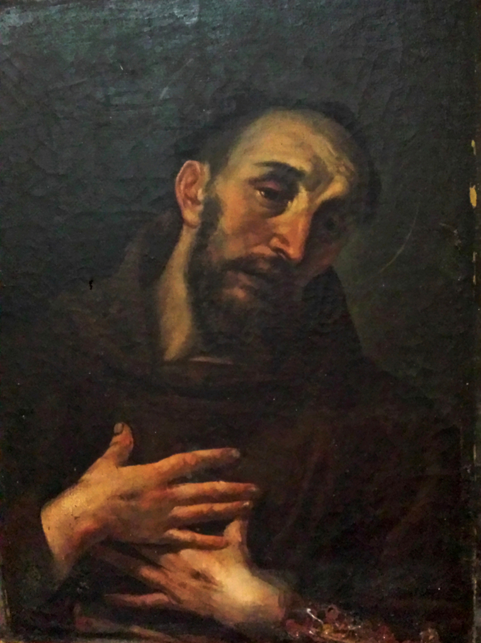 San Francesco d'Assisi (dipinto) - ambito marchigiano (sec. XVII)