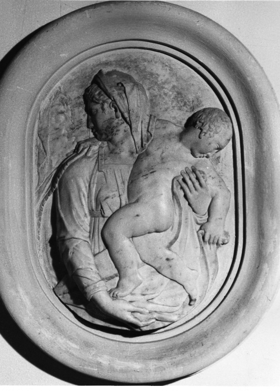 Madonna con Bambino (rilievo) di Pier Francesco di Bartolomeo detto Pierino da Vinci (sec. XVI)
