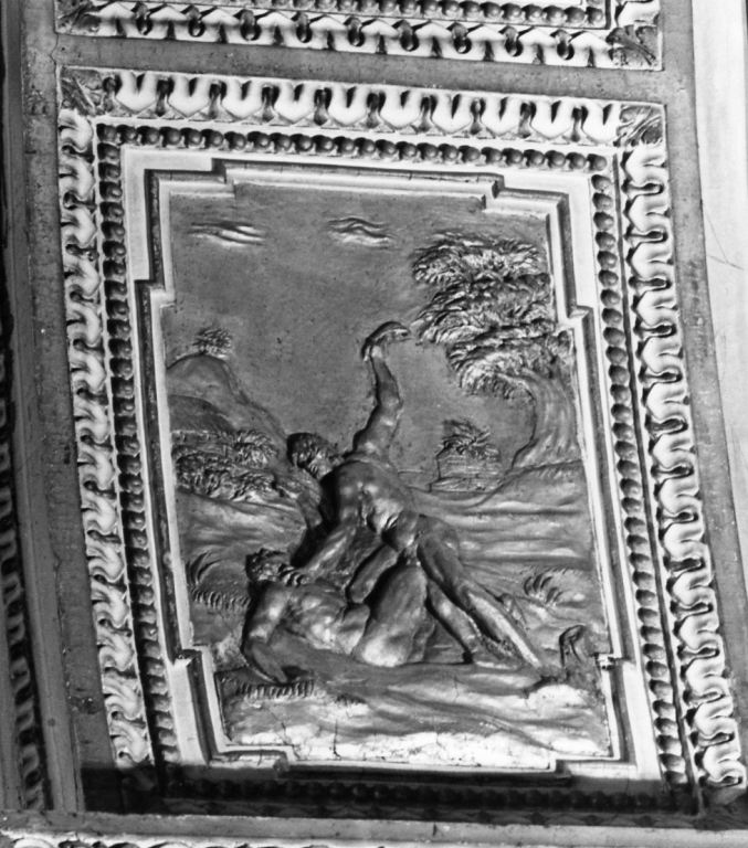 Caino e Abele (rilievo) - ambito romano (secondo quarto sec. XVII)
