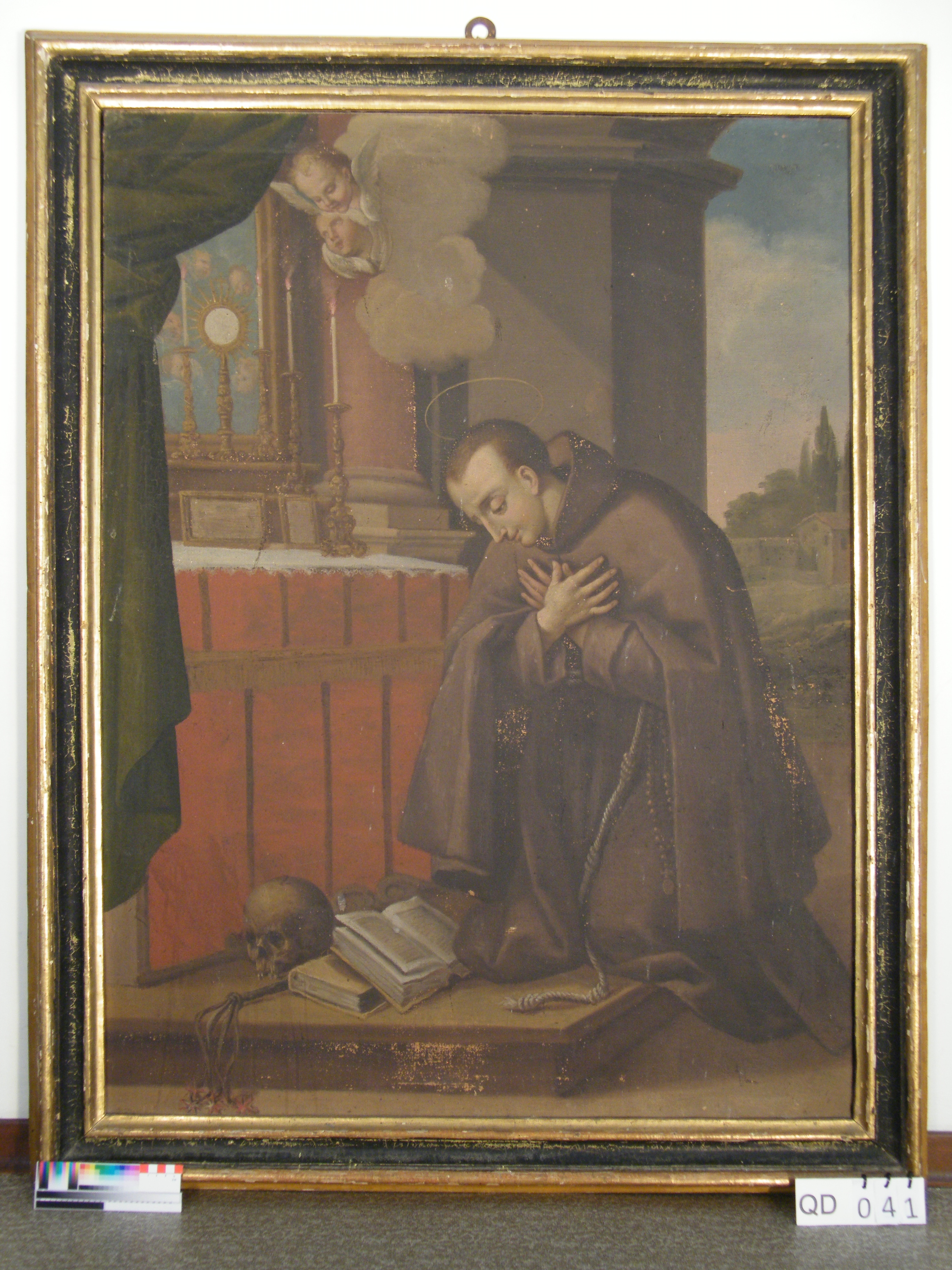 San Pasquale Baylon (dipinto) di Ricci Filippo (attribuito) (metà sec. XVIII)