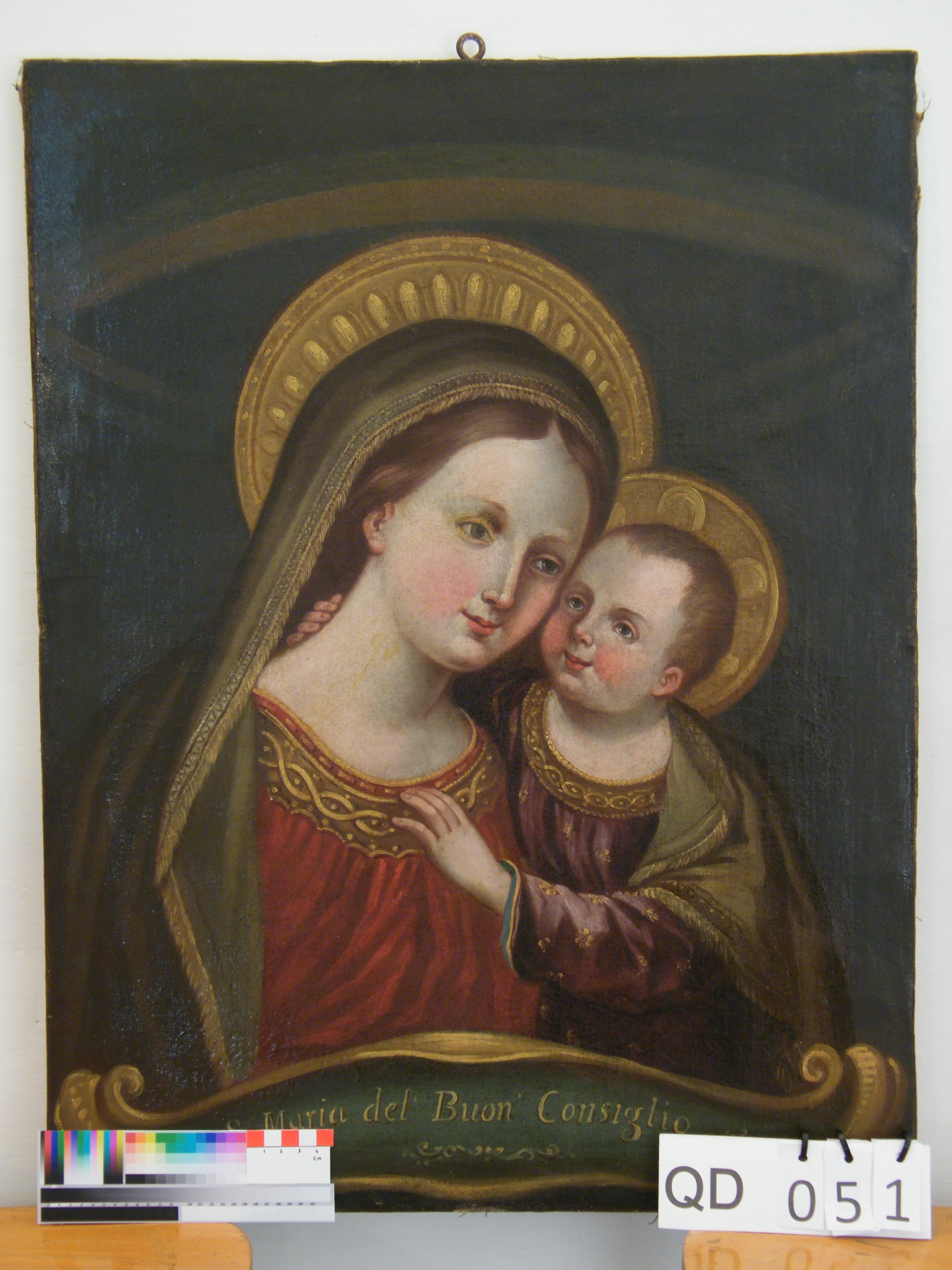 Madonna del Buon Consiglio, Madonna con Bambino (dipinto) - ambito marchigiano (seconda metà sec. XVIII)