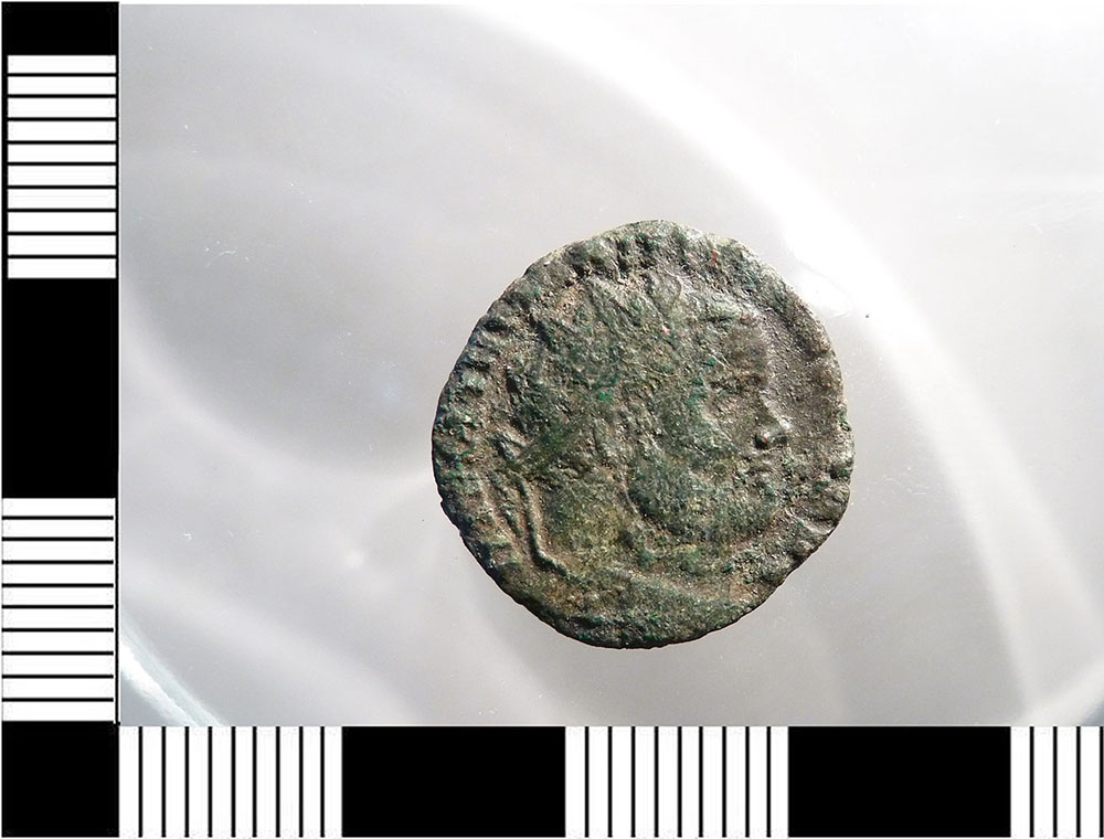 moneta - frazione di follis (Età di Massimiano Erculeo)