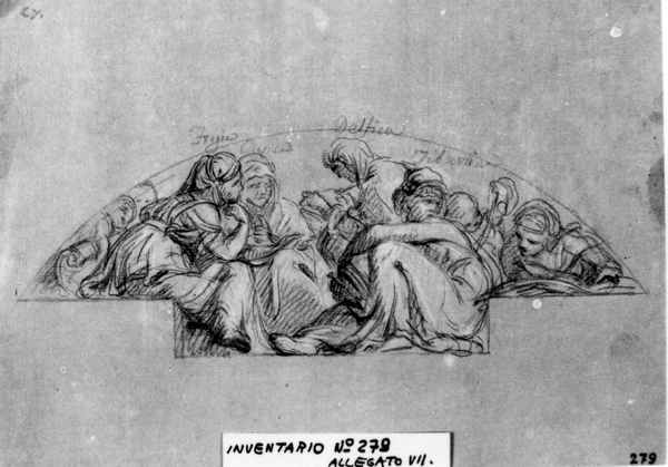 sibille (disegno) di Nocchi Bernardino (attribuito) (terzo quarto sec. XVIII)