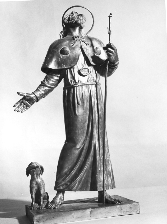 S. Rocco (reliquiario - a statuetta) di Petruzza Pasquale (sec. XIX)