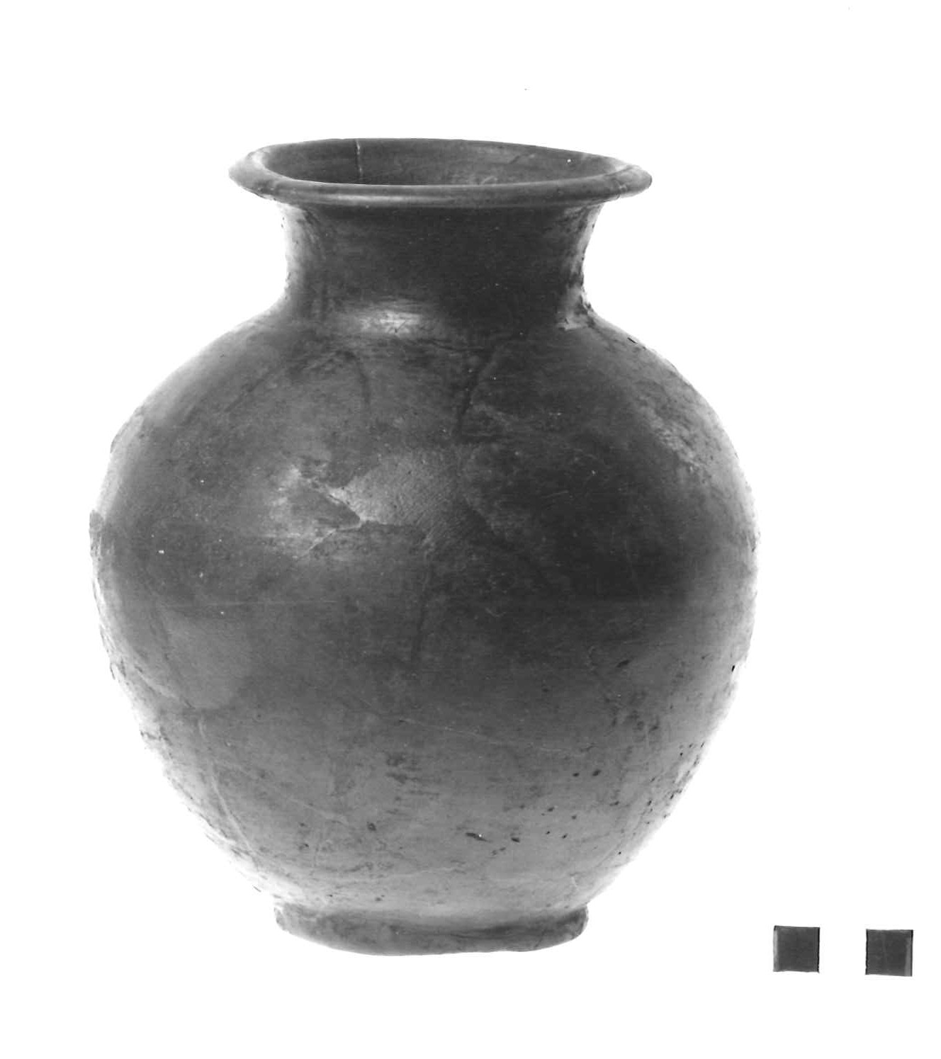 olletta a collo distinto - produzione etrusca (secc. VI - V a.C)