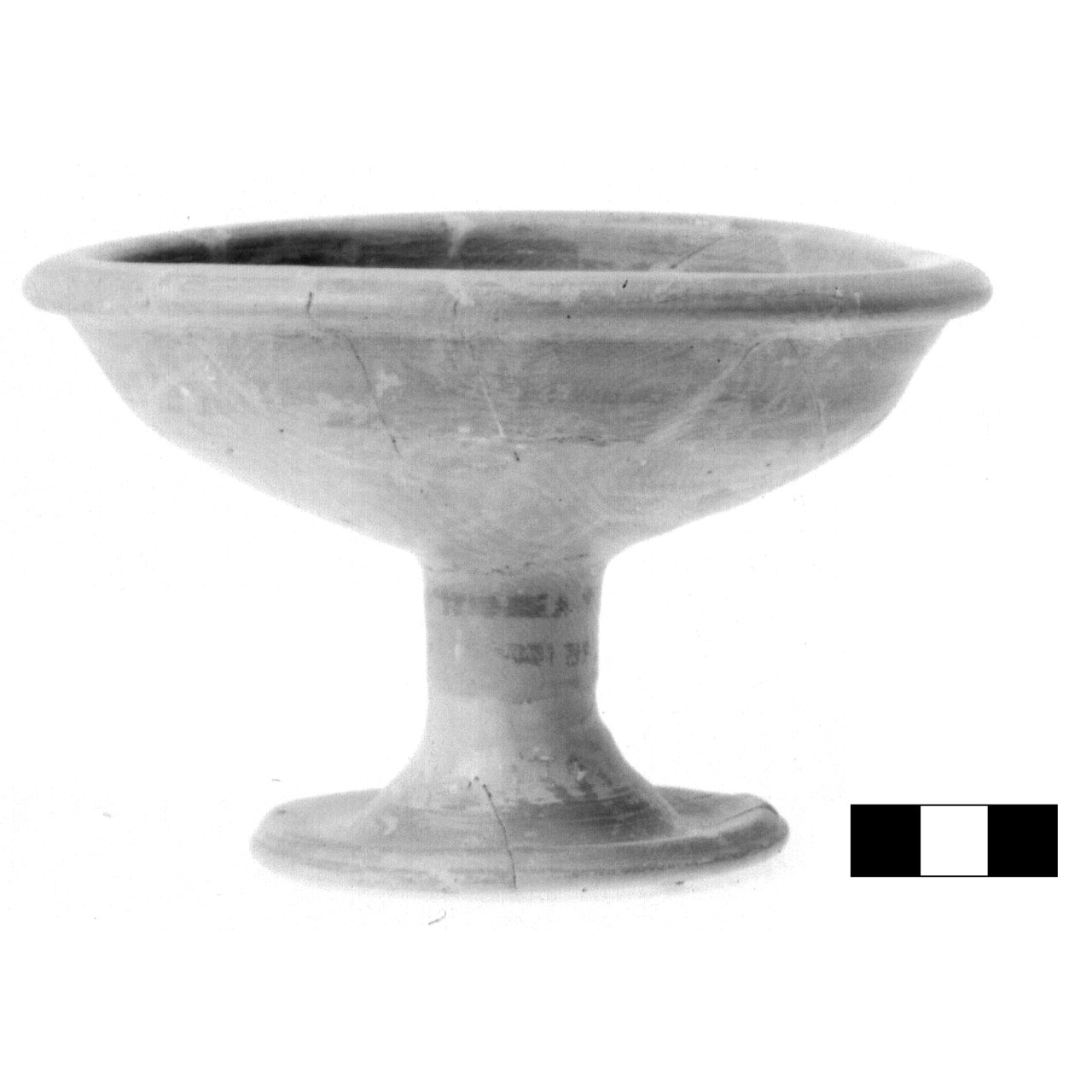coppetta su alto piede - produzione etrusca (sec. VI a.C)