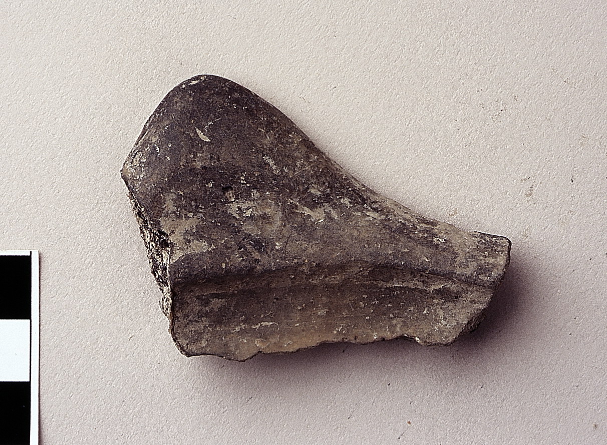 scodellone con presa verticale - appenninico-subappenninico (bronzo medio-recente)