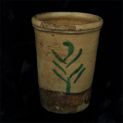 vaso, vasi, vasellame domestico - artigianato contadino (sec. XIX fine - sec. XX inizio, da 1890 a 1910)