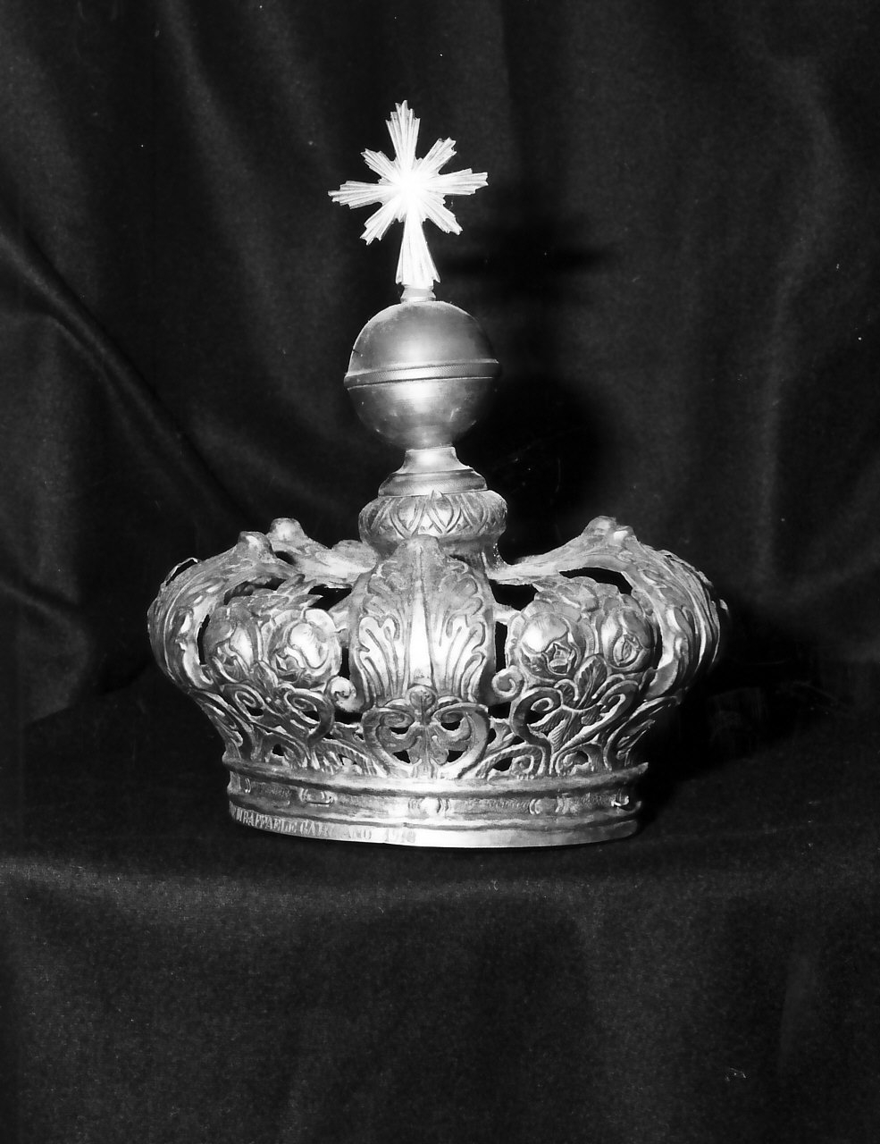 corona da statua, opera isolata - bottega Italia meridionale (sec. XX)