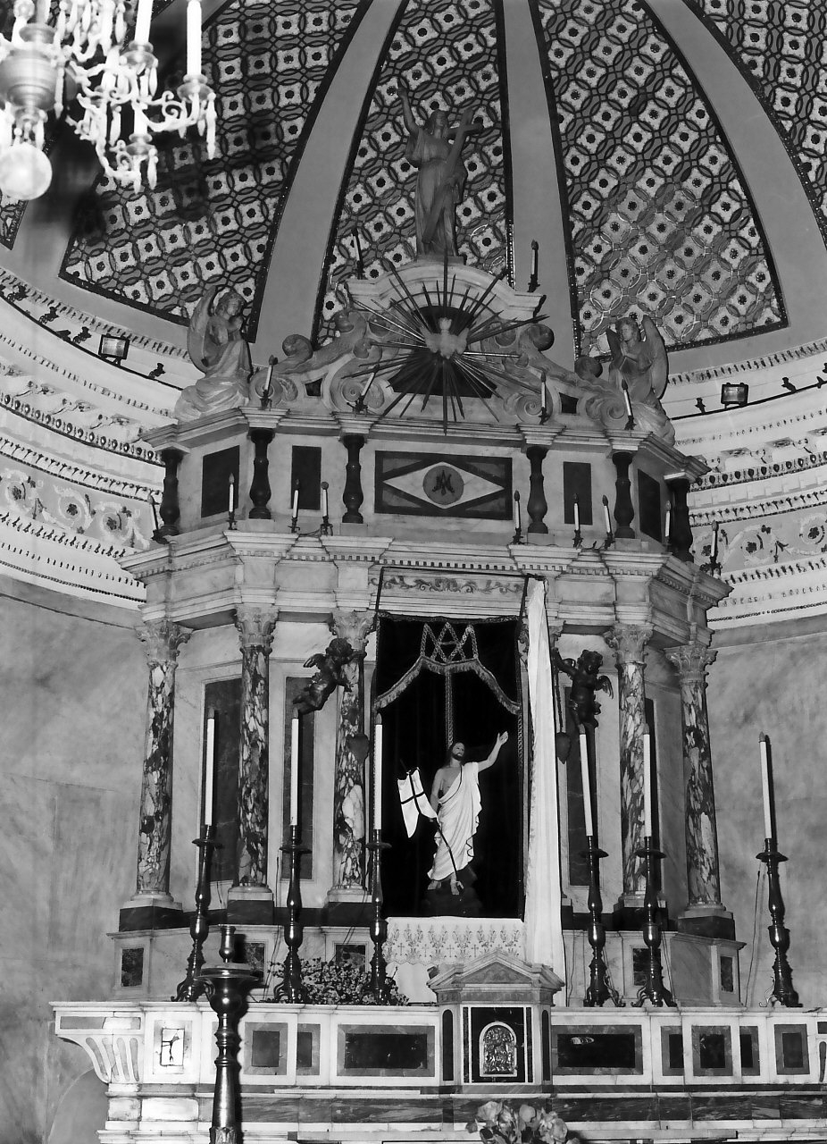 altare maggiore, opera isolata - bottega calabrese (seconda metà sec. XIX)