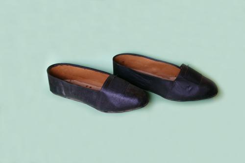 scarpe da morta, scarpe di Borrello Salvatore #Punta e tacco# (bottega) - bottega (sec. XX prima metà, da 1900 a 1949)