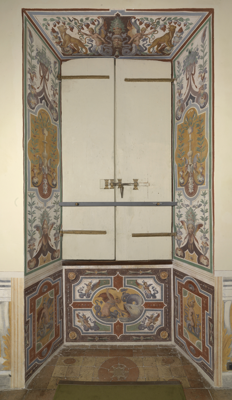 grottesche (dipinto murale, elemento d'insieme) di Cesari Giuseppe detto Cavalier d'Arpino (e aiuti) (sec. XVII)
