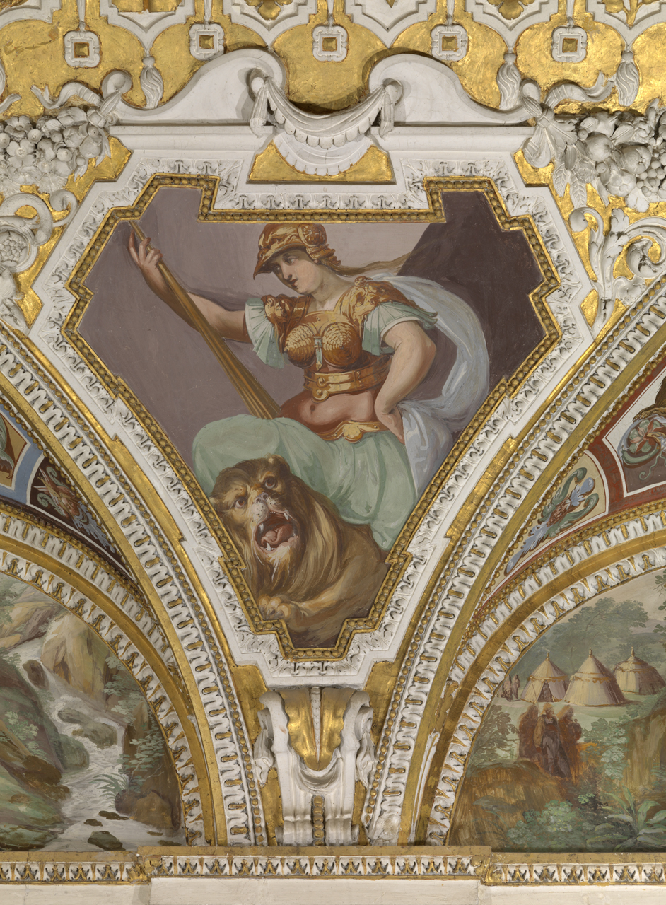 Fortezza (dipinto murale, elemento d'insieme) di Cesari Giuseppe detto Cavalier d'Arpino (e aiuti) (sec. XVII)