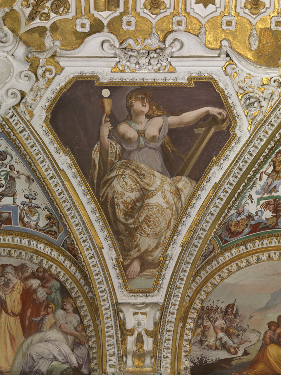 Fede (dipinto murale, elemento d'insieme) di Cesari Giuseppe detto Cavalier d'Arpino (e aiuti) (sec. XVII)