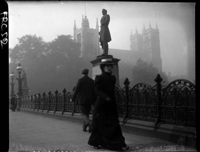 Londra - Westminster Bridge (negativo) di Rossi, Giovanni Battista (XX)