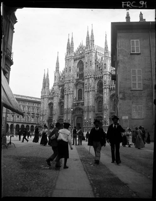 Milano - Duomo (negativo) di Rossi, Giovanni Battista (XX)