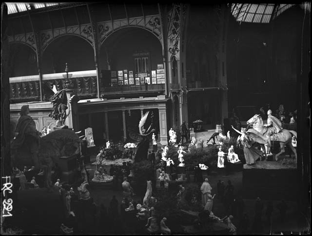 Parigi - Esposizione Universale del 1900 - Grand Palais - interno (negativo) di Rossi, Giovanni Battista (XX)