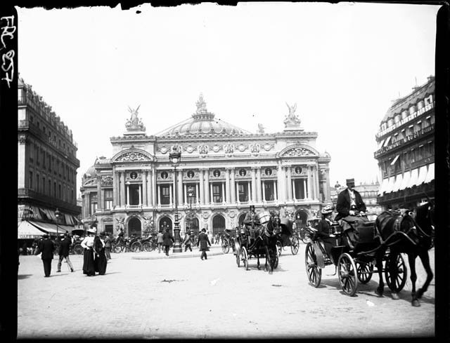 Parigi - Opéra-Garnier (negativo) di Rossi, Giovanni Battista (XX)